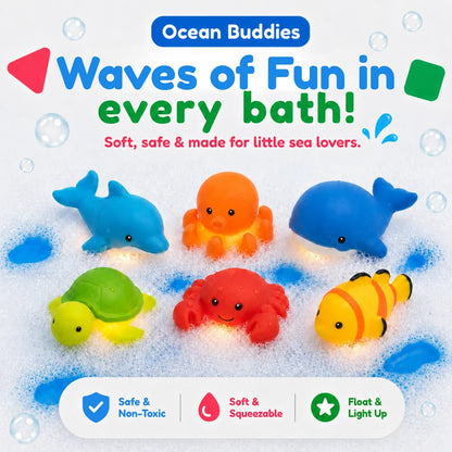 Tubmates™ Floating Non-Toxic Bath Toys